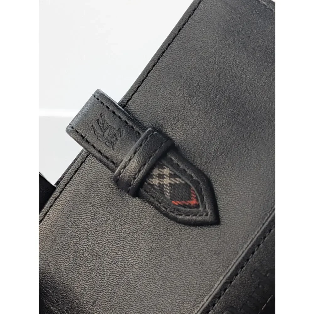 Authentic Burberry Agenda Nova Check Day Planner – Navy & Red